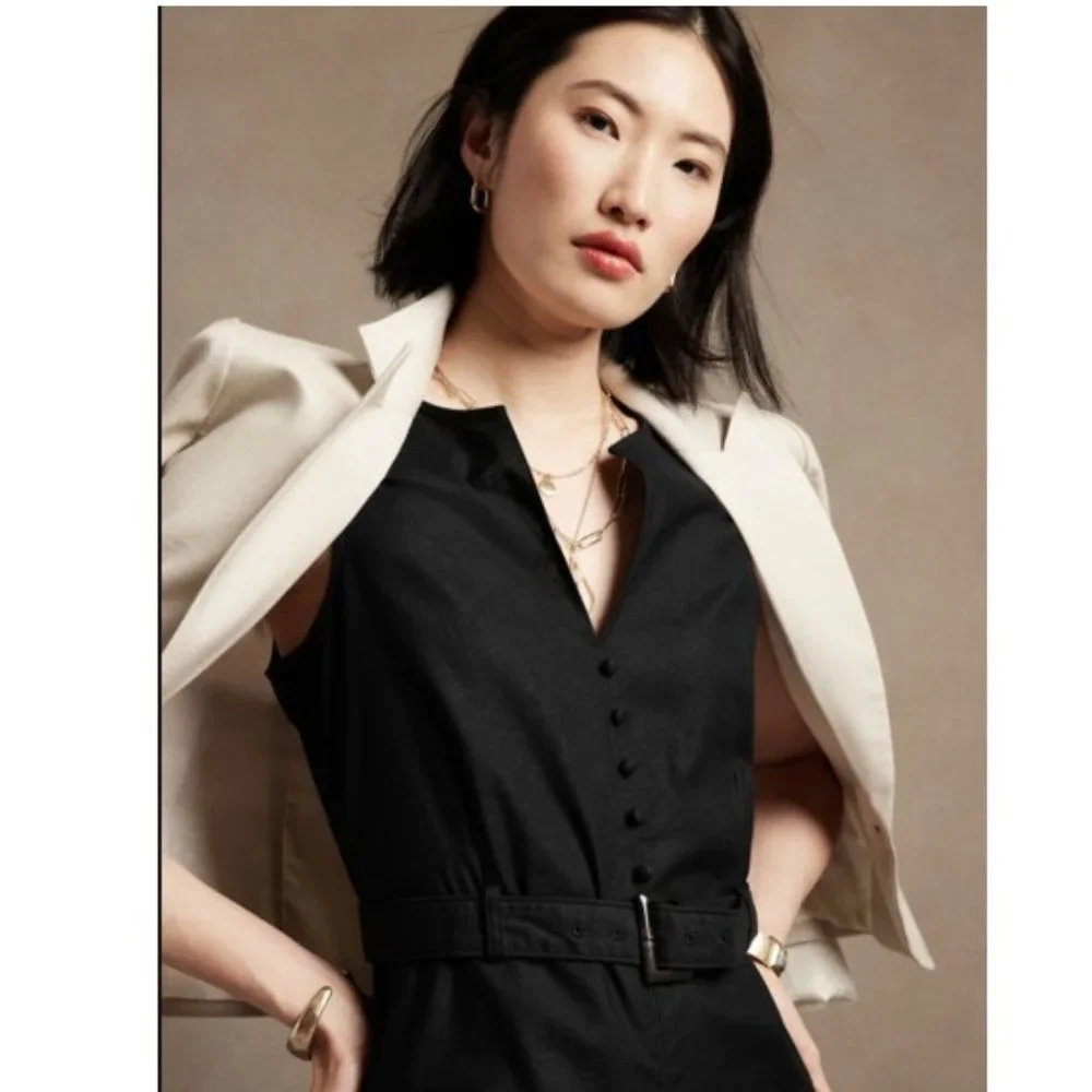 Classic Shift Dress w/belt Banana Republic - Picture 4 of 13